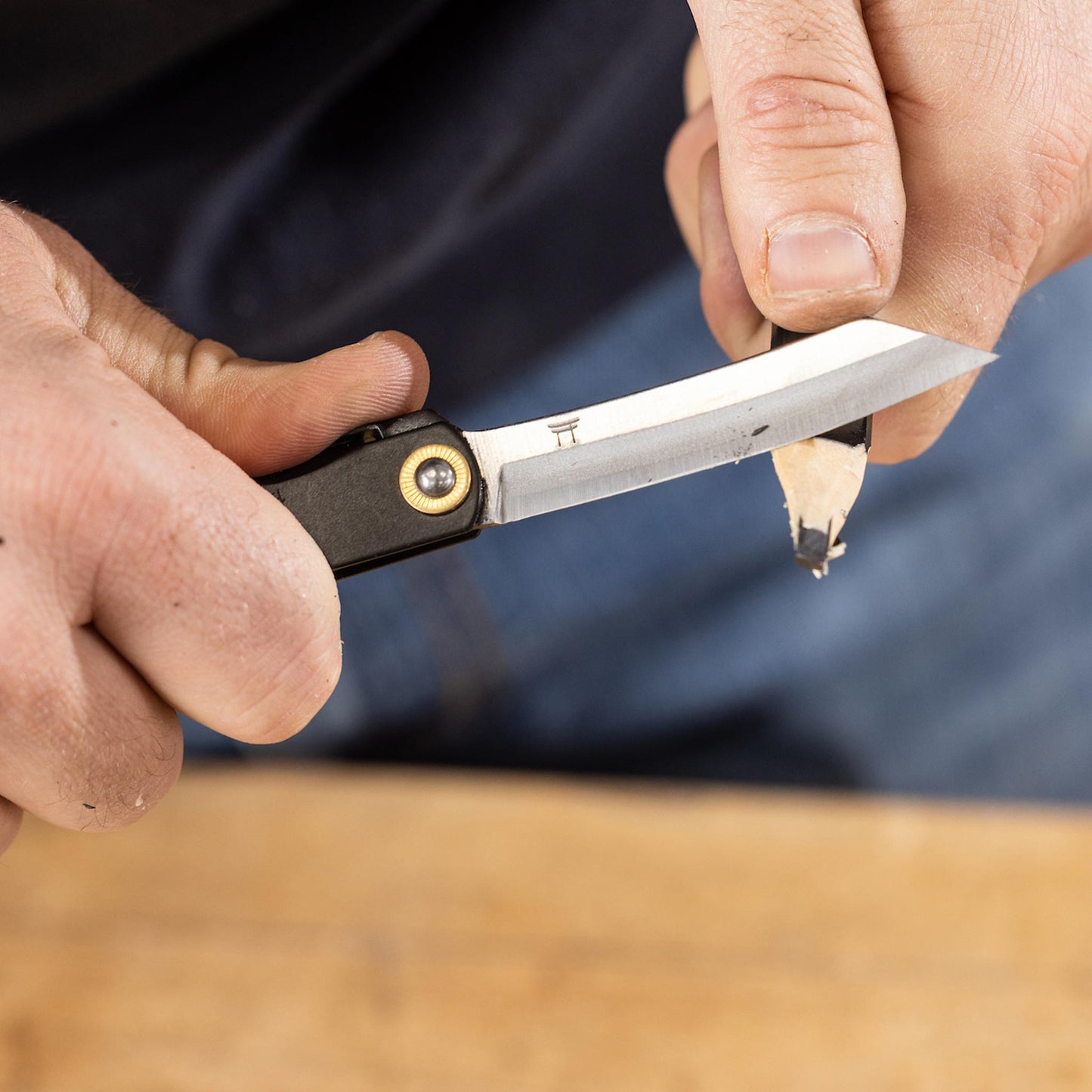 Japanese Traditional Pocket Knife | Black Higonokami