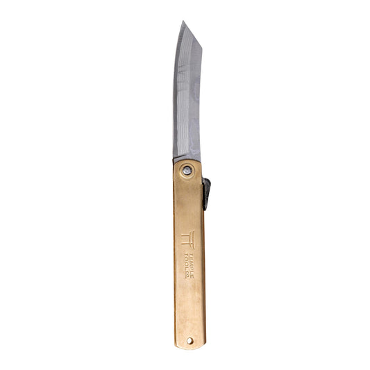 Damascus Higonokami Knife