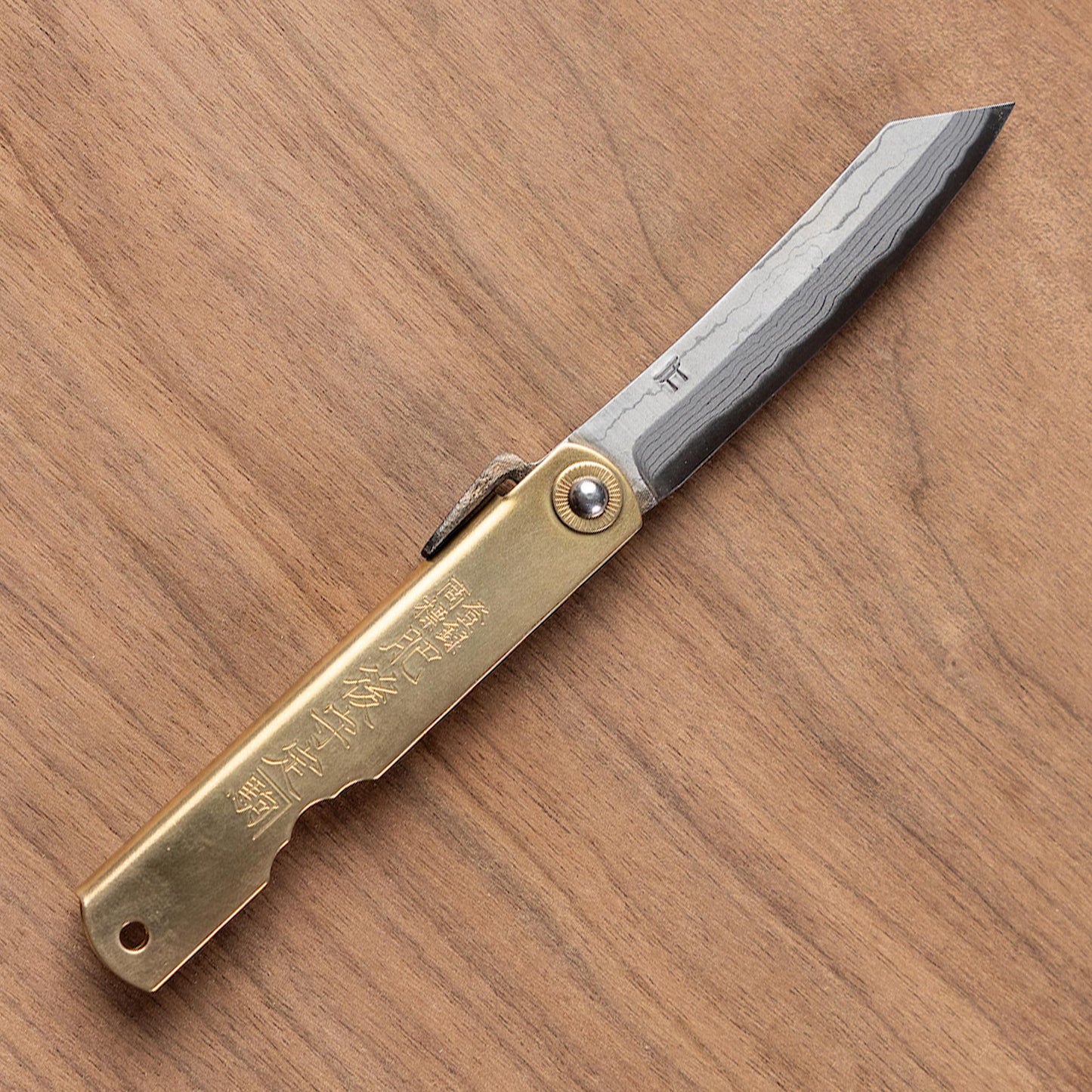 Damascus Higonogami Knife