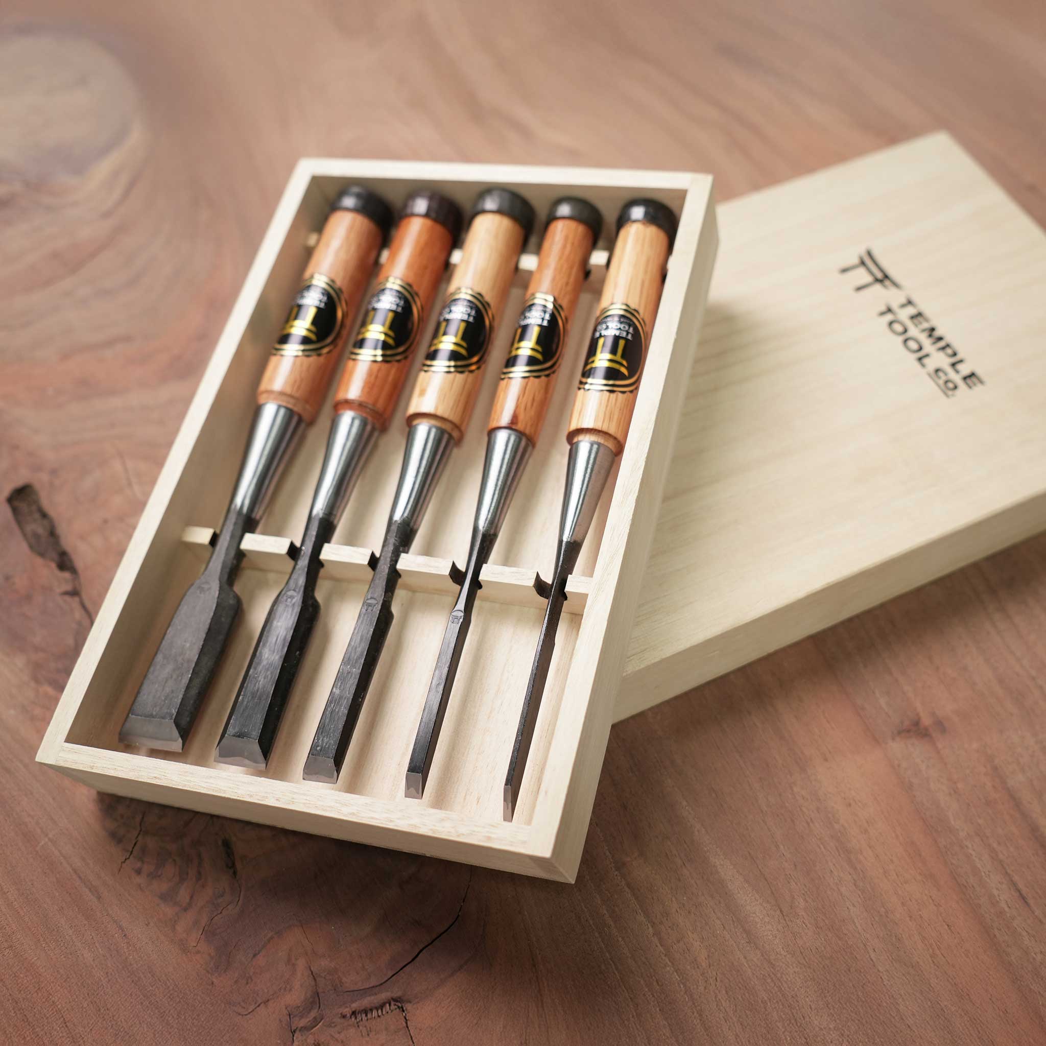 Japanese Bench Chisels Box Set (1