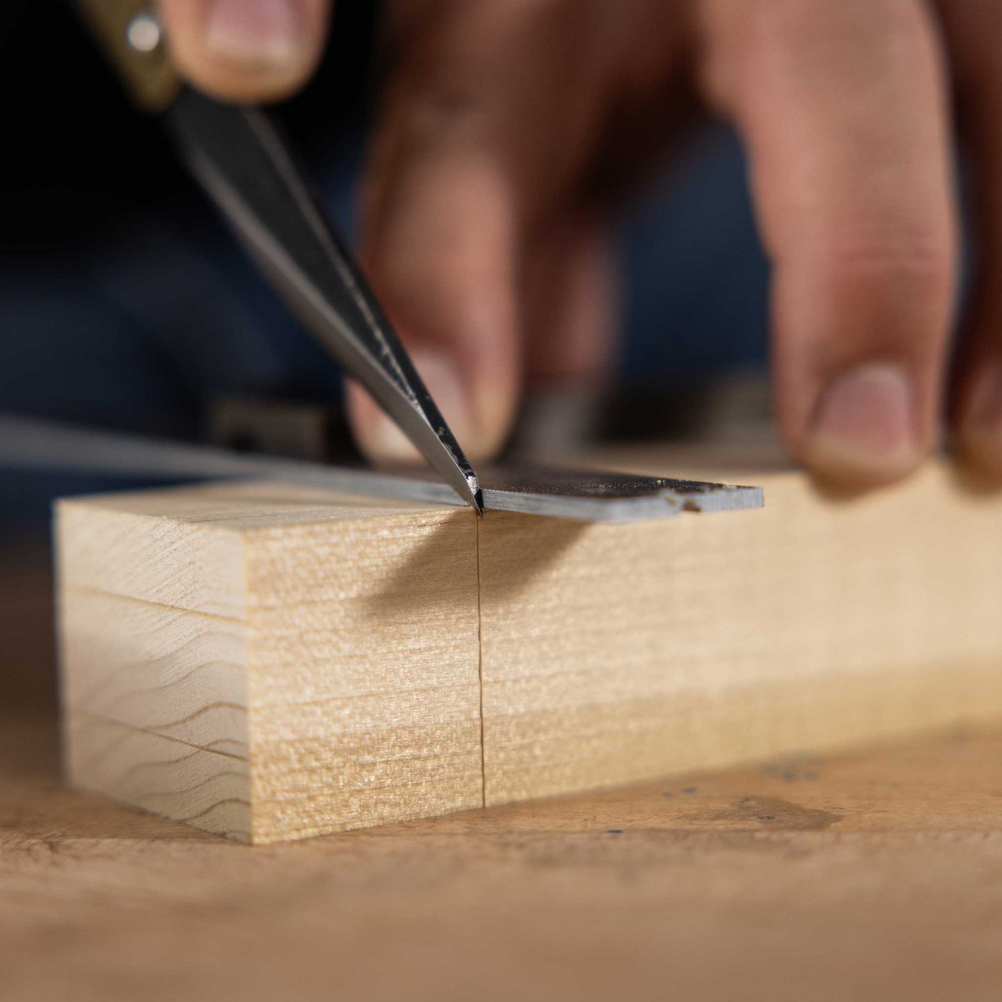 Japanese Marking Knife | Folding Single-Bevel | Higonogami