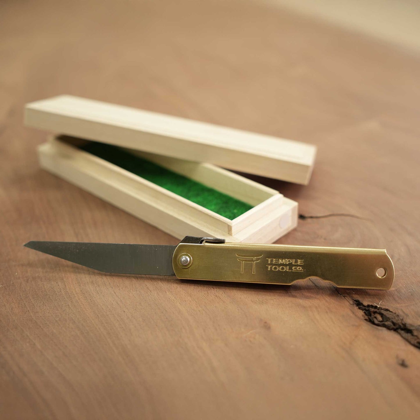 Japanese Marking Knife | Folding Single-Bevel | Higonogami