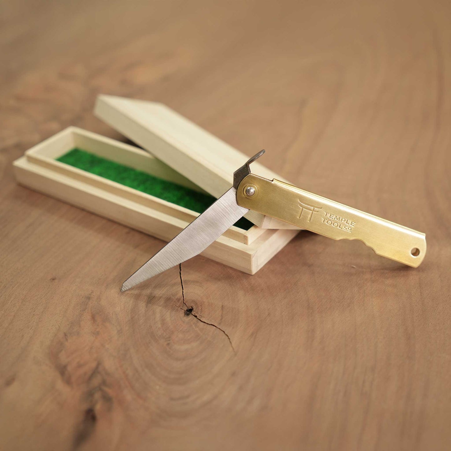 Japanese Marking Knife | Folding Single-Bevel | Higonogami